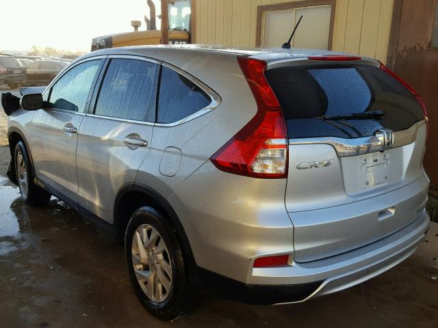 3CZRM3H53FG710005 - 2015 HONDA CR-V EX SILVER photo 3