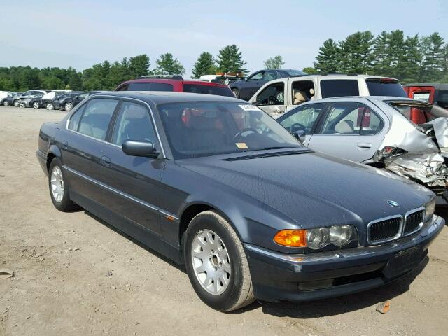 WBAGH8340YDP09999 - 2000 BMW 740 IL BLUE photo 1