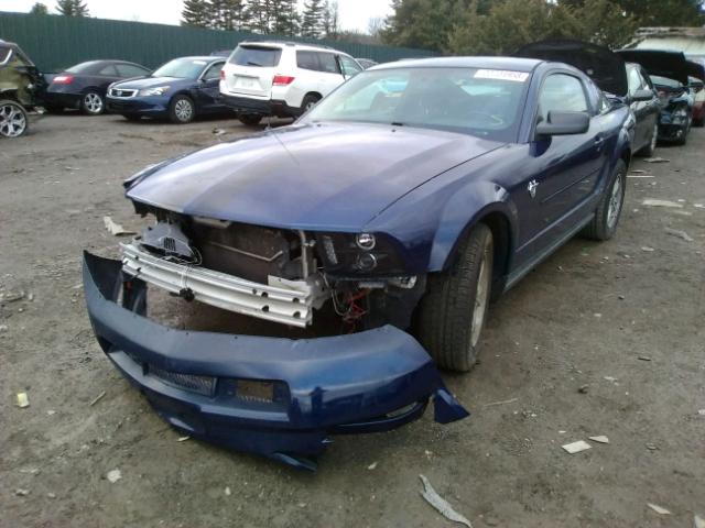 1ZVFT80NX65130226 - 2006 FORD MUSTANG BLUE photo 2