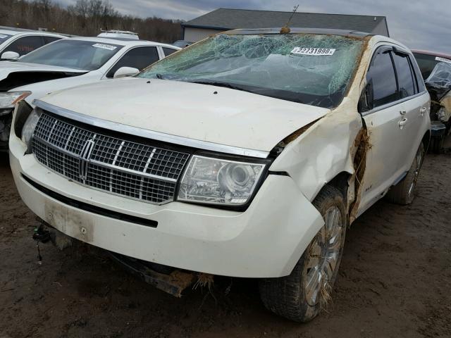 2LMDU68C78BJ39365 - 2008 LINCOLN MKX WHITE photo 9