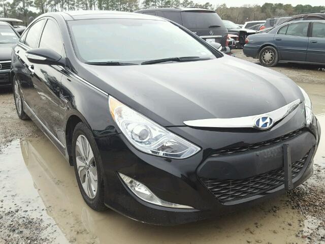 KMHEC4A4XFA136950 - 2015 HYUNDAI SONATA HYB BLACK photo 1