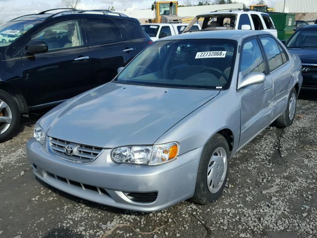 1NXBR12E31Z548092 - 2001 TOYOTA COROLLA CE SILVER photo 2