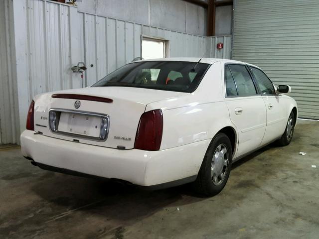 1G6KD54Y81U144225 - 2001 CADILLAC DEVILLE WHITE photo 4