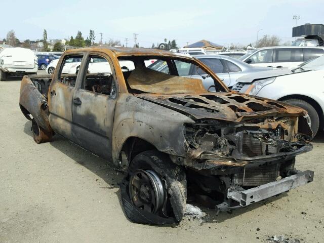 5TFJX4GN5FX040342 - 2015 TOYOTA TACOMA DOU BURN photo 1