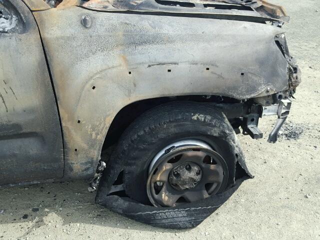 5TFJX4GN5FX040342 - 2015 TOYOTA TACOMA DOU BURN photo 10