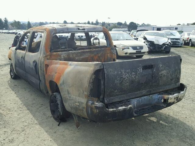 5TFJX4GN5FX040342 - 2015 TOYOTA TACOMA DOU BURN photo 3