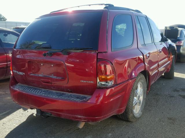 1GHDT13S942254631 - 2004 OLDSMOBILE BRAVADA MAROON photo 4