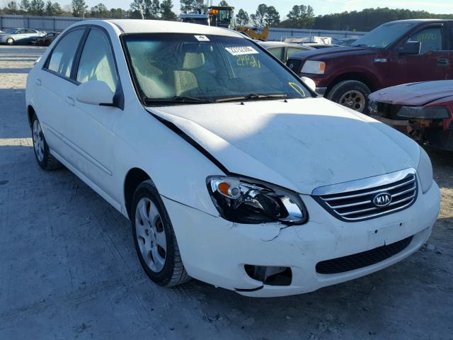 KNAFE121685564089 - 2008 KIA SPECTRA EX WHITE photo 1