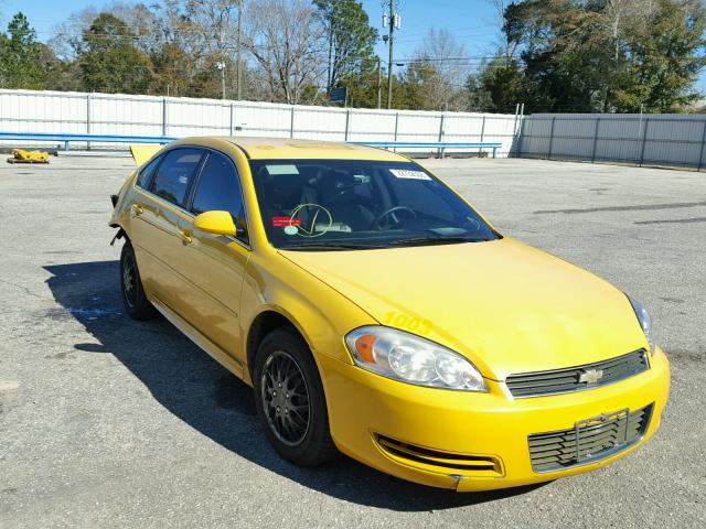 2G1WA5EK7A1233533 - 2010 CHEVROLET IMPALA LS YELLOW photo 1
