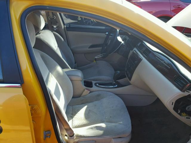 2G1WA5EK7A1233533 - 2010 CHEVROLET IMPALA LS YELLOW photo 5