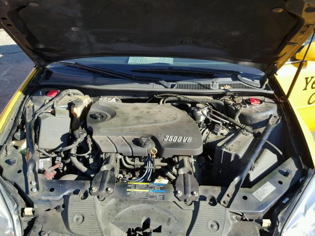 2G1WA5EK7A1233533 - 2010 CHEVROLET IMPALA LS YELLOW photo 7
