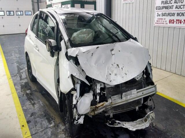 3HGGK5H58GM102564 - 2016 HONDA FIT LX WHITE photo 1