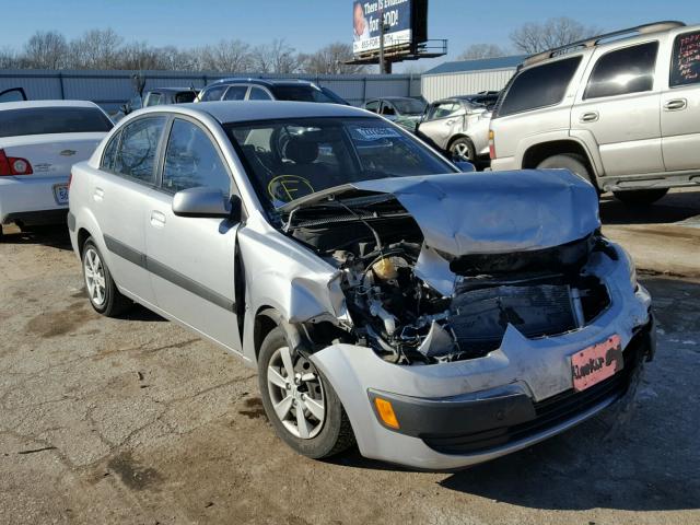 KNADE223496533711 - 2009 KIA RIO BASE SILVER photo 1