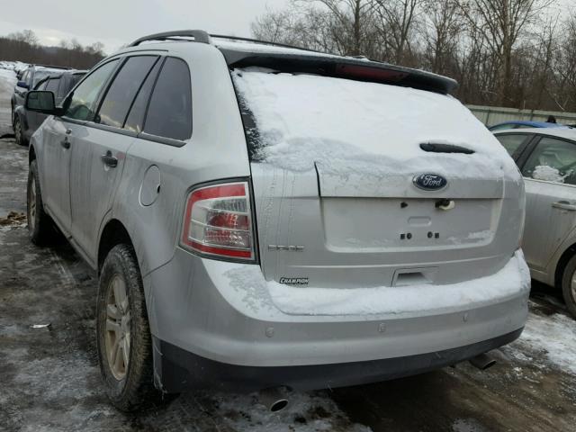 2FMDK3GCXABA44483 - 2010 FORD EDGE SE SILVER photo 3