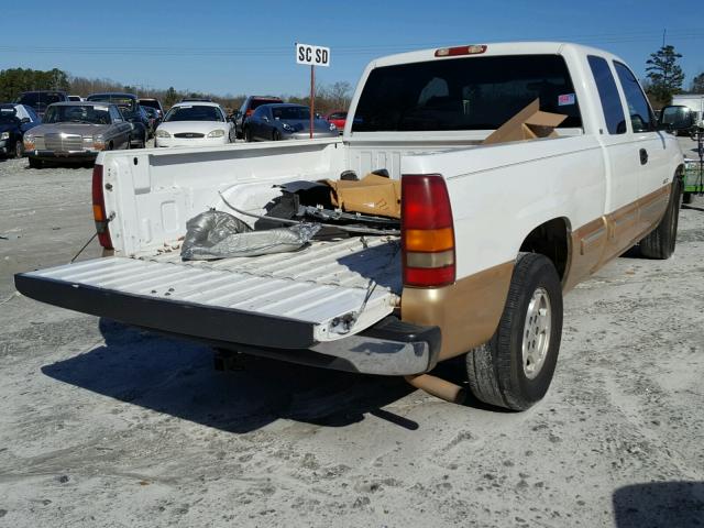 2GCEC19V521132888 - 2002 CHEVROLET SILVERADO WHITE photo 4