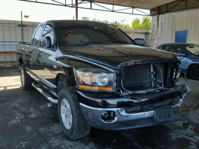 1D7HU18246S552574 - 2006 DODGE RAM 1500 S BLACK photo 1