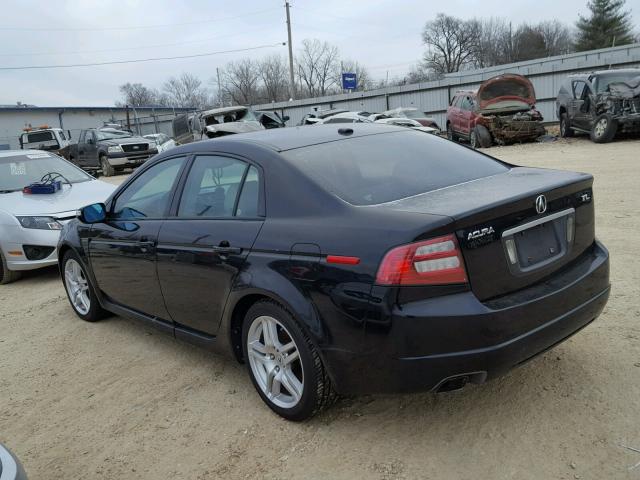 19UUA66288A023916 - 2008 ACURA TL BLACK photo 3