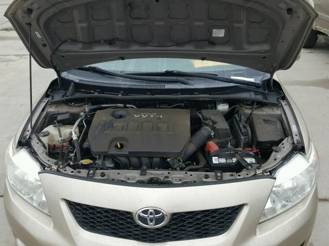 1NXBU40E29Z151777 - 2009 TOYOTA COROLLA BA GOLD photo 7