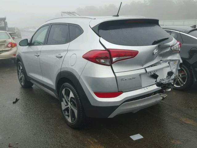 KM8J3CA24HU328471 - 2017 HYUNDAI TUCSON LIM SILVER photo 3