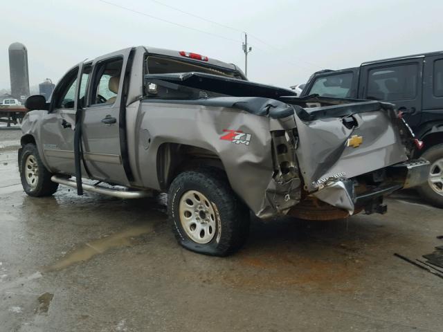 3GCPKSE77CG257134 - 2012 CHEVROLET SILVERADO BROWN photo 3