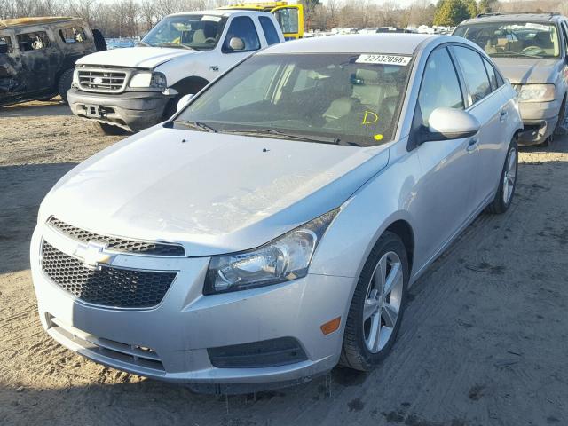 1G1PG5SCXC7116468 - 2012 CHEVROLET CRUZE LT SILVER photo 2