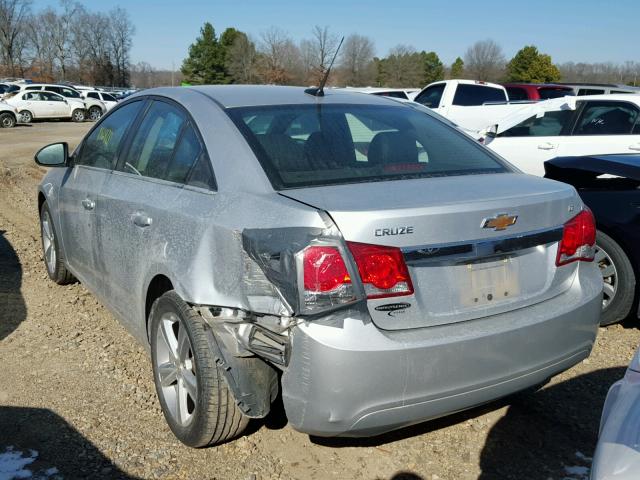 1G1PG5SCXC7116468 - 2012 CHEVROLET CRUZE LT SILVER photo 3