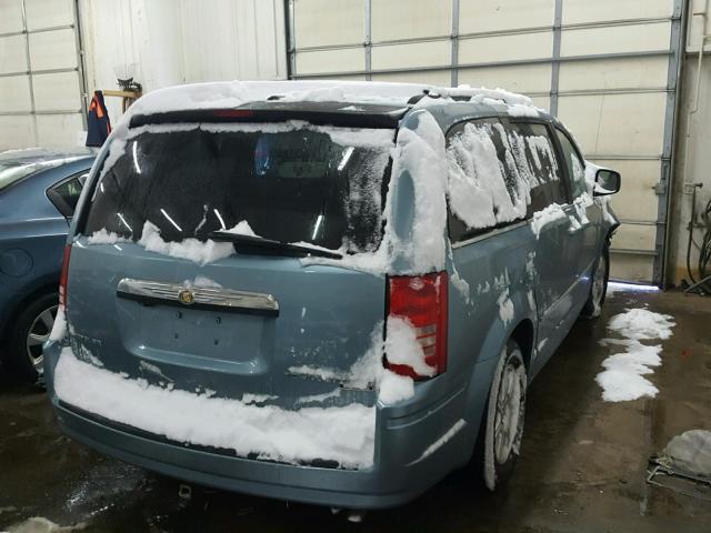 2A8HR54169R540019 - 2009 CHRYSLER TOWN & COU BLUE photo 4