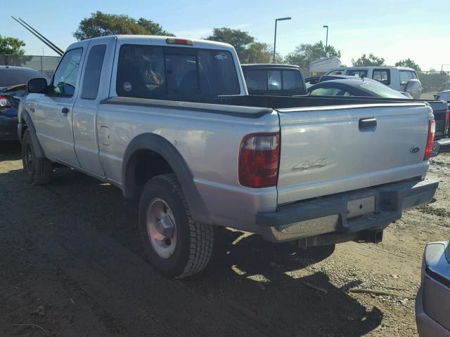 1FTZR45E12PA62588 - 2002 FORD RANGER SUP SILVER photo 3