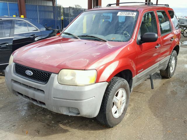 1FMYU01B11KA00971 - 2001 FORD ESCAPE XLS RED photo 2