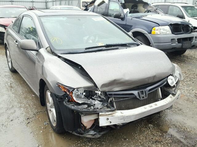 2HGFG12828H580875 - 2008 HONDA CIVIC EX GRAY photo 1