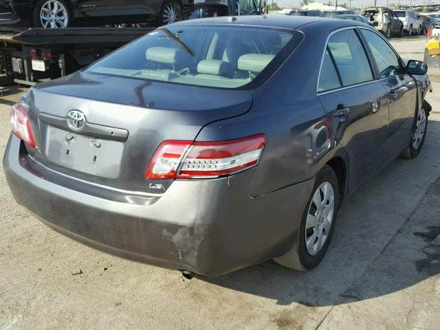 4T1BF3EK2AU026267 - 2010 TOYOTA CAMRY BASE CHARCOAL photo 4