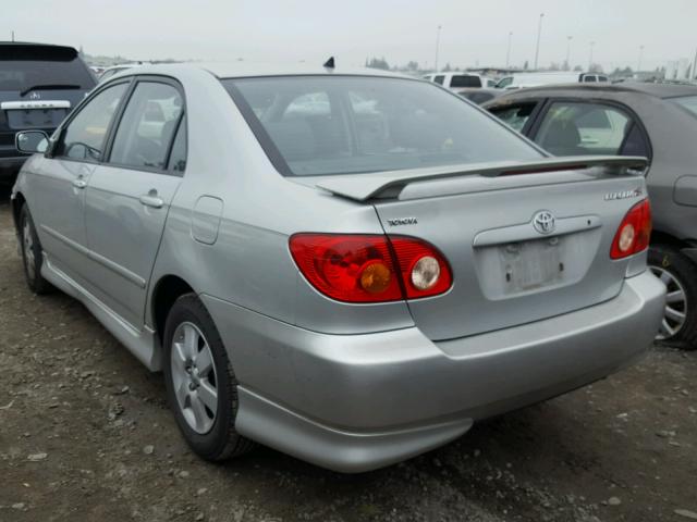 1NXBR32E34Z251453 - 2004 TOYOTA COROLLA SE SILVER photo 3