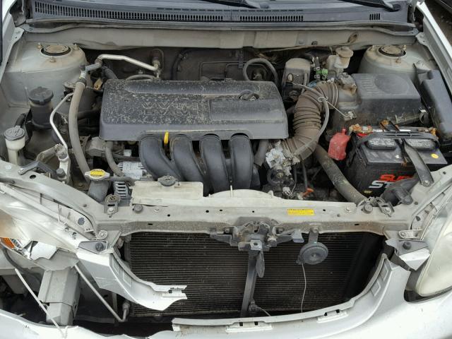 1NXBR32E34Z251453 - 2004 TOYOTA COROLLA SE SILVER photo 7