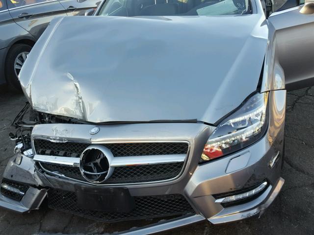 WDDLJ7DB0EA108110 - 2014 MERCEDES-BENZ CLS 550 GRAY photo 7