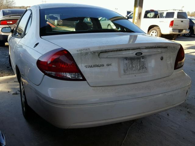 1FAFP53U56A162085 - 2006 FORD TAURUS SE WHITE photo 3