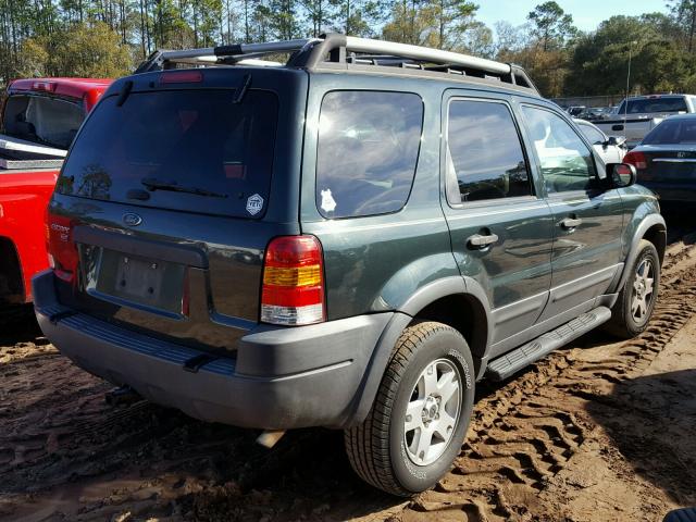 1FMCU03124KB34665 - 2004 FORD ESCAPE XLT GREEN photo 4