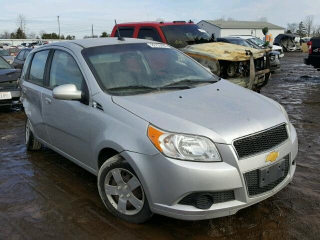 KL1TD6DE9BB125605 - 2011 CHEVROLET AVEO LS SILVER photo 1