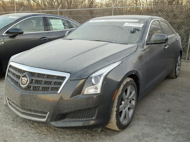 1G6AA5RA7E0117448 - 2014 CADILLAC ATS GRAY photo 2