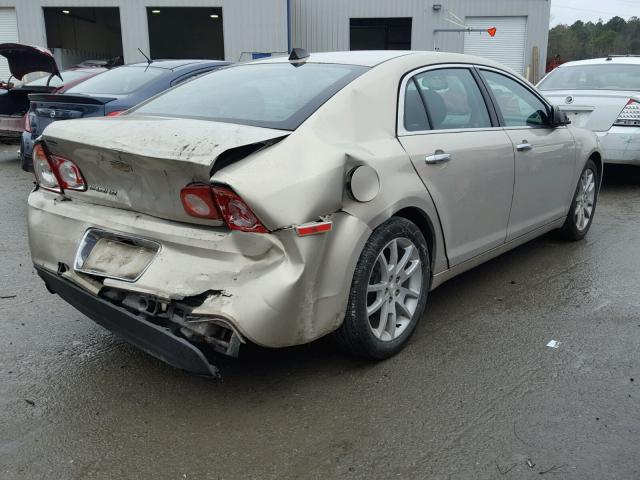 1G1ZE5EU3CF275423 - 2012 CHEVROLET MALIBU LTZ 金色 照片 4