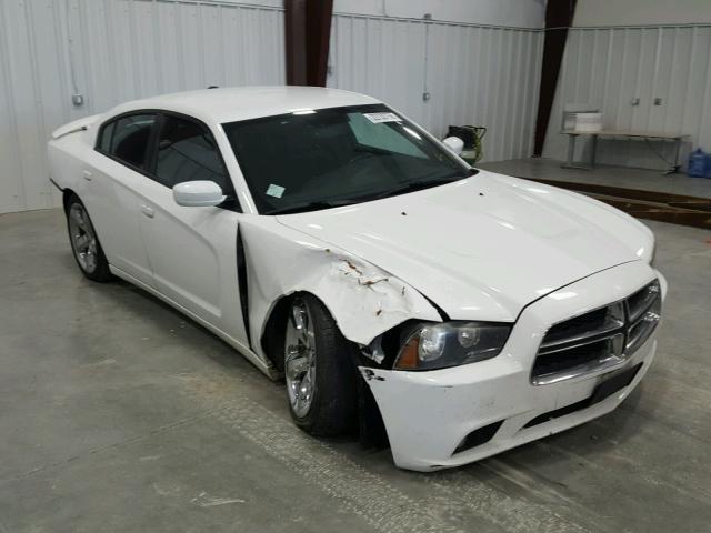 2C3CDXHG5CH129349 - 2012 DODGE CHARGER SX WHITE photo 1