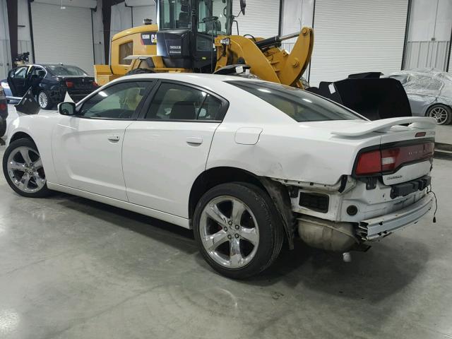 2C3CDXHG5CH129349 - 2012 DODGE CHARGER SX WHITE photo 3