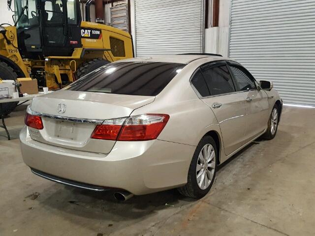 1HGCR2F87EA302934 - 2014 HONDA ACCORD EXL TAN photo 4