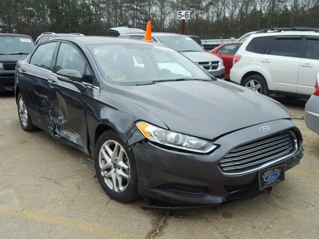 3FA6P0H71GR221825 - 2016 FORD FUSION SE GRAY photo 1