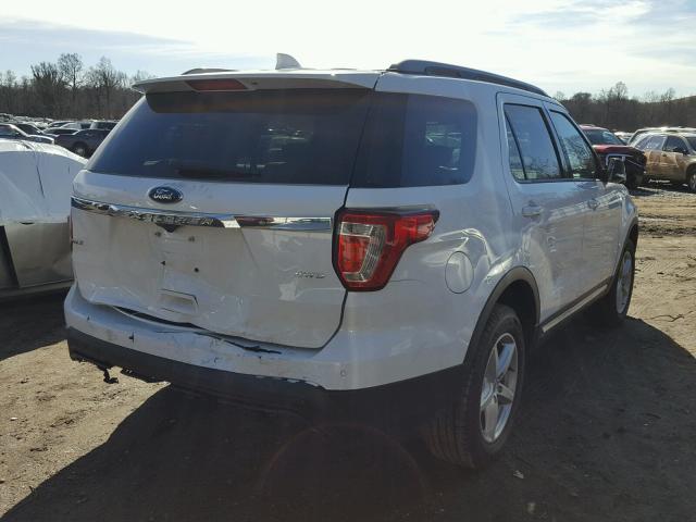 1FM5K8D82HGE13034 - 2017 FORD EXPLORER X WHITE photo 4