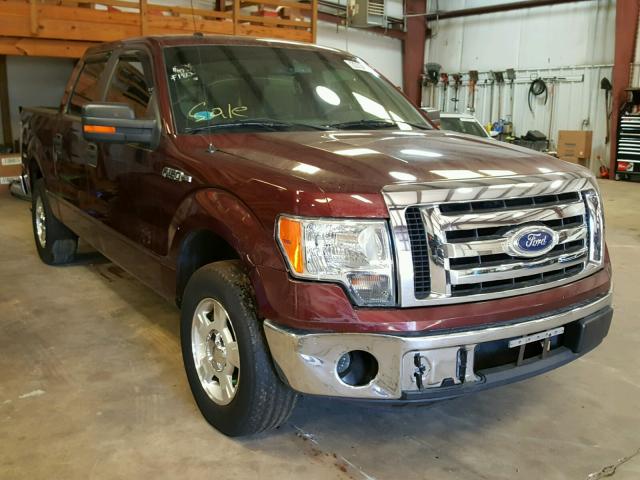 1FTEW1C80AFC43172 - 2010 FORD F150 SUPER MAROON photo 1