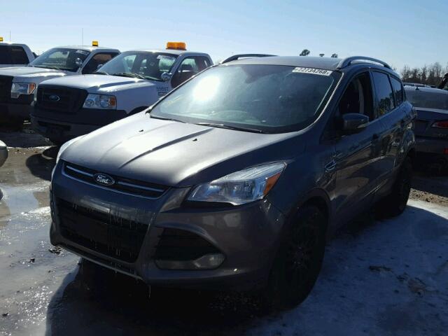 1FMCU0JX1EUA29404 - 2014 FORD ESCAPE TIT GRAY photo 2