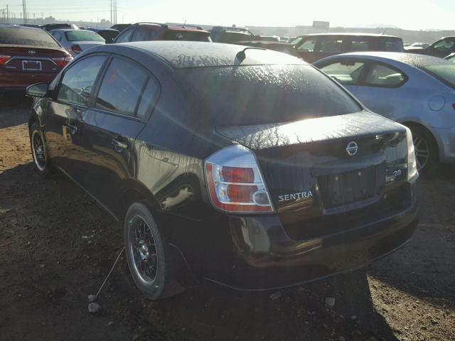 3N1AB61E27L706186 - 2007 NISSAN SENTRA 2.0 BLACK photo 3