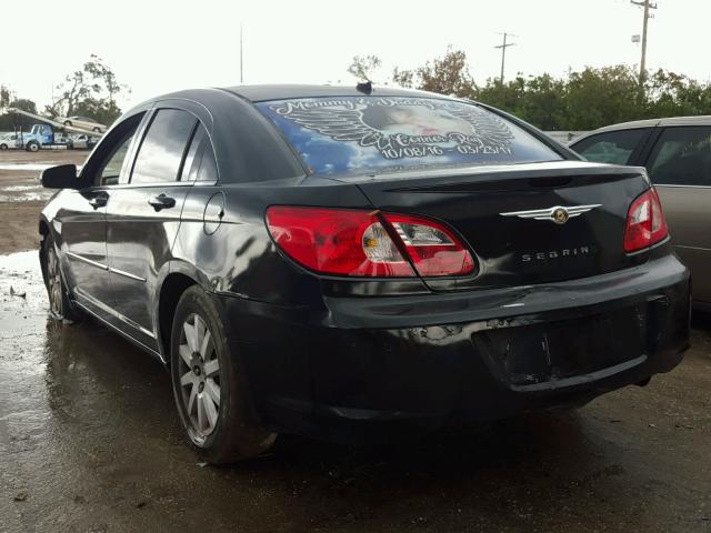 1C3LC46K78N151618 - 2008 CHRYSLER SEBRING LX BLACK photo 3