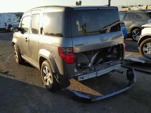 5J6YH1H73AL004170 - 2010 HONDA ELEMENT EX GRAY photo 3