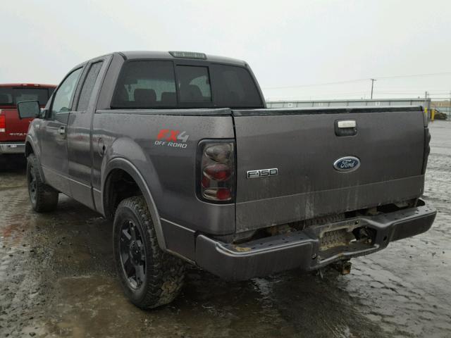 1FTPX14574KD38284 - 2004 FORD F150 GRAY photo 3